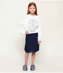 Толстовка oversize fit Guess, белый - фото 2