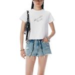 Футболка с логотипом Alexander Wang, белый - фото 6