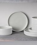Набор из 4 салатных тарелок Colortex Stone Stax Noritake, White - фото 6