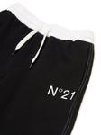 Шорты с логотипом Nº21 Kids, черный - фото 3