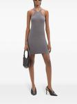 Courrèges платье мини без рукавов, серый - фото 2