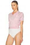 Short Sleeve Поло Tee Alexander Wang, Light Pink - фото 3