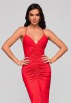 Ombre Вечернее платье 'Donatella' в красном цвете - фото 6