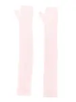 Длинные перчатки-митенки Barrie, розовый - фото