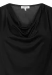 Блузка mit wasserfallausschnitt More & More, Black - фото 3