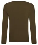 Лонгслив regular fit Boss Kidswear, хаки - фото 2