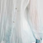 ELLE Рубашка женская Light Blue Lapel Thin Others - фото 7