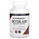 Добавка Kirkman Labs Detox-Aid Advanced Formula без гютена, 100 капсул - фото