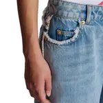 Прямые джинсы BALMAIN, синий - фото 7