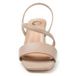 Босоножки Lirryc на широком блочном каблуке Journee, бежевый - фото 4