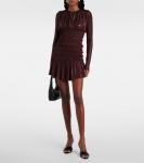 Джилл 75 кожаные мюли Saint Laurent, Noir (Ysl Light Bronze) - фото 3