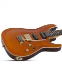 Гитара Schecter California Classic, прозрачный янтарный - фото 2