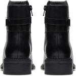 Женские модные ботинки Clarks Maye Bella, Black Leather - фото 5