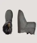 Кожаные зимние ботинки Mini Bailey Bow II Ugg, серый - фото 4