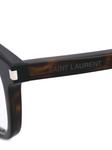 Очки в квадратной оправе Saint Laurent Eyewear, коричневый - фото 3