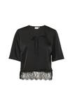 Блуза Kaffe Blouse, Black Deep/Mottled Black - фото 5