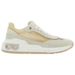 FERRAGAMO Gancini Lifestyle Shoes Women's Low-top Beige - фото 2