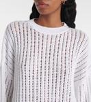 Хлопковый свитер Brunello Cucinelli, белый - фото 4