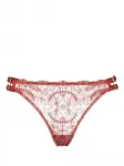 Кружевные трусы-стринги Cymatic Bordelle, красный - фото