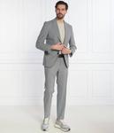 Костюм p-huge-2pcs-242 Slim fit Boss, серый - фото 2