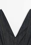 Джинсовое платье Massimo Dutti, цвет Mottled Dark Blue - фото 8