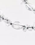 Ожерелье унисекс из прозрачного бисера Reclaimed Vintage - фото 2