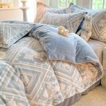 LUOLAI HOME Комплект постельного белья, 180 см, 4 предмета - фото 8