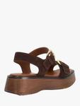 Сандалии Luno Suede Flatform Dune London, Brown - фото 4