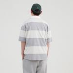 Поло унисекс серое COVERNAT, серый - фото 4