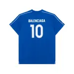 Футболка оверсайз Balenciaga, синий - фото 2