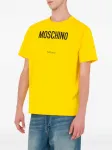 Футболка с принтом логотипа Moschino, желтый - фото 3
