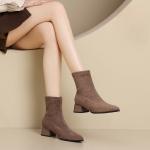 Ботильоны женские Mulinsen, хаки - фото 9