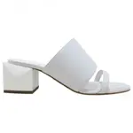 Шлепанцы женские Hermès Cornelia, белый - фото 2