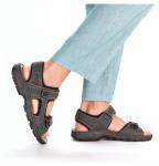 Походные сандалии Rieker, темно-серый - фото