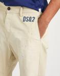Брюки Dsquared2, бежевый - фото 4