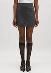Мини-юбка EDITED, серый - фото 3