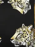 Подушка с леопардовым принтом, 75х75 см, Dolce & Gabbana, черный - фото 4