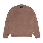 Свитер Stussy Exposed Seam Crew, Brown - фото