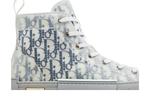 Кроссовки Dior B23 High 'Dior Oblique - Blue Grey', синий - фото 2