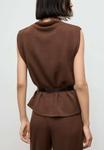 Топ Mango Top, Marron/Brown - фото 2