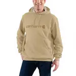 Худи Carhartt Logo Loose Fit, бежевый - фото
