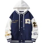 Бейсбольная куртка унисекс Doraemon, Черный - фото 15