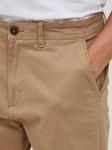 Брюки-Чиносы сджим Solid, бежевый - фото 3
