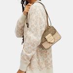 Morgan 18 Square Crossbody In Blocked Signature Canvas COACH - фото 7