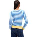 Женский свитер GAP, синий белый stripes - фото 7