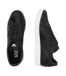 Кеды мужские Ea7 кожаные с тиснением, черный - фото 4