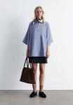 Блуза & other stories OVERSIZED QUARTER-SLEEVE , Dusty Blue/Blue - фото 2