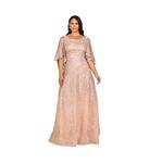 Женское платье для мамы с рукавами-кейпами Lara, Blush - фото