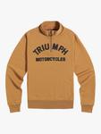 Риббл хлопковый свитшот Triumph Motorcycles, Fawn - фото