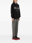 MSGM хлопковая толстовка с логотипом, черный - фото 3